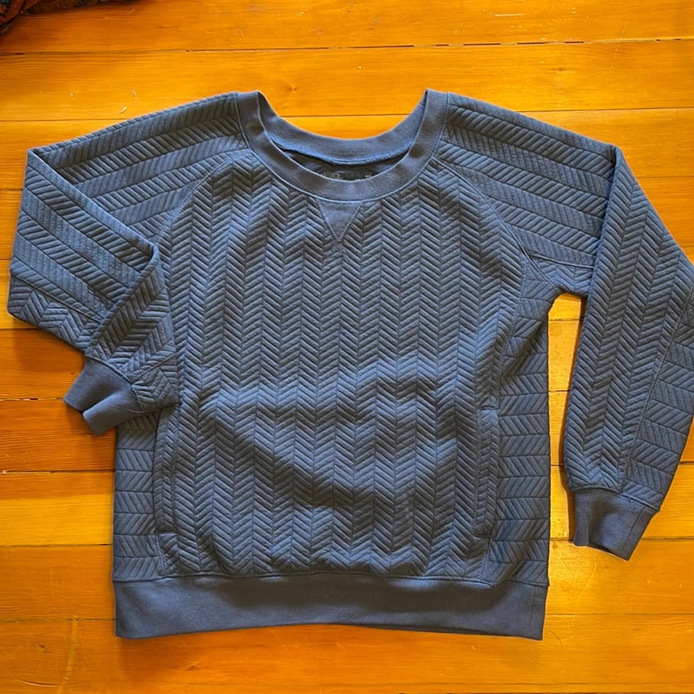 Prana quilted sweatshirt